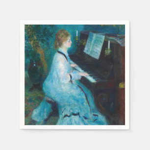 Renoir Woman Piano Music Musician Servet