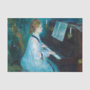 Renoir Woman Piano Music Musician Tissuepapier