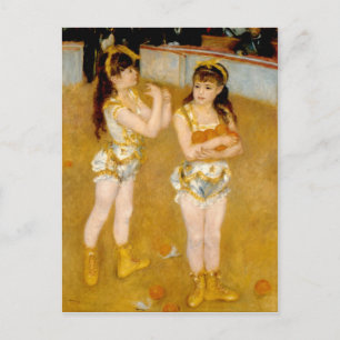 Renoir's Acrobat bij Cirque Fernando (1879) Briefkaart