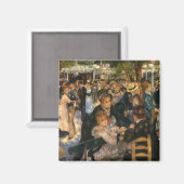 Renoir's Bal du de la Galette (1876) Magneet (Voorkant / Achterkant)