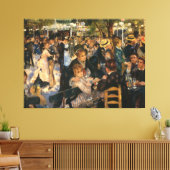 Renoir's Bal du moulin de la Galette (1876) Canvas Afdruk (Insitu (Woonkamer))