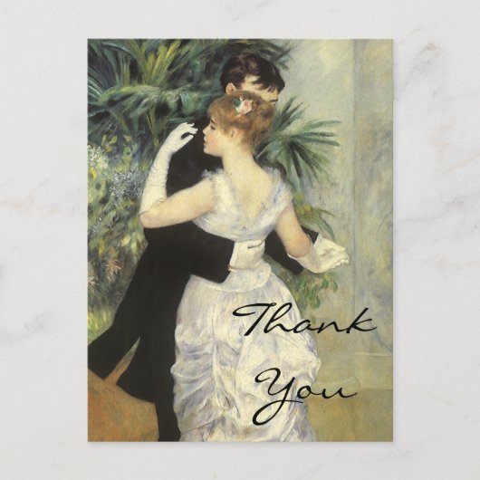 Renoir's City Dance Briefkaart (Voorkant)