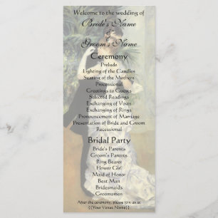Renoir's City Dance Wedding Programme