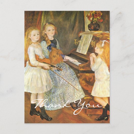 Renoir's Daughters of Catulle Mendes Briefkaart (Voorkant)