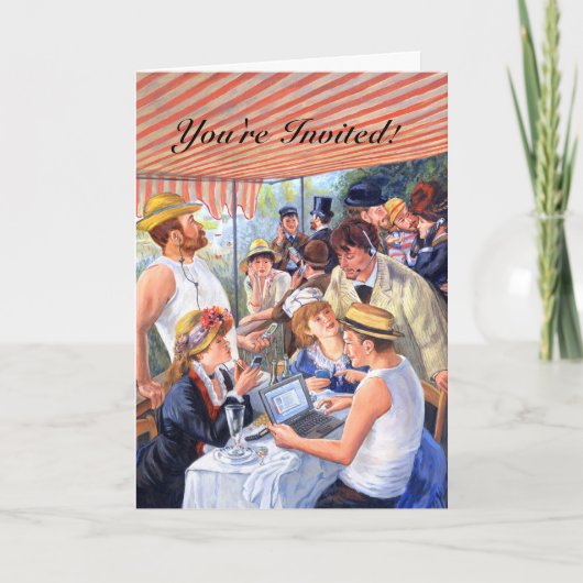 Renoir's Luncheon 2.0/ Uitnodiging (Voorkant)