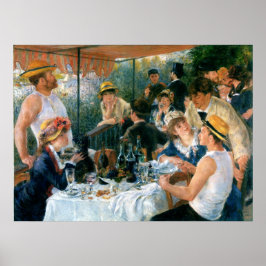Renoir's Luncheon of the Boating Party (1881) Poster