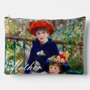 Renoir's moeder en kind print gesneden naaitas etui