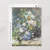 Renoir's Spring Bouquet Briefkaart (Voorkant / Achterkant)