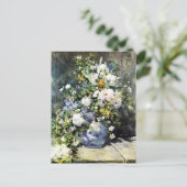 Renoir's "Spring Bouquet" - Briefkaart (Staand voorkant)