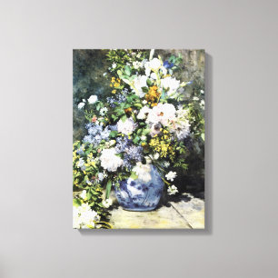 Renoir's "Spring Bouquet" Canvas Afdruk