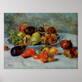 Renoir's still Life with Mediterranean Fruit, 1911 Poster