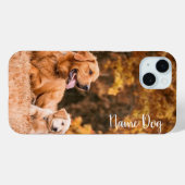 Renommez votre Golden Retriever sur votre étui tél (Verso (horizontal))