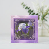 Renouveau mariage - Invitations - Iris (Debout devant)