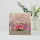 RENOUVELÉ MARIAGE VOWS INVITATION - JARDIN (Debout devant)