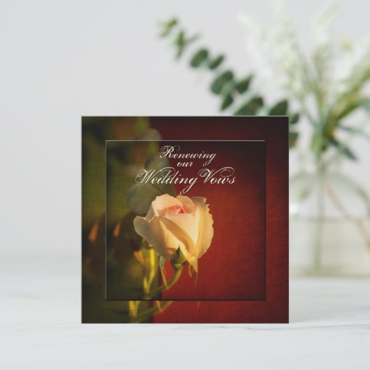 Renouveler les avis de Mariage - Invitations (Debout devant)