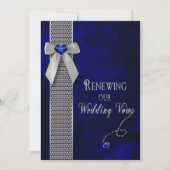 Renouveler les avis de Mariage Invitations Cobolt  (Devant)