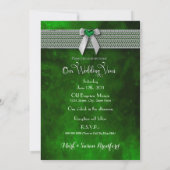 Renouveler les avis de Mariage Invitations Emerald (Dos)