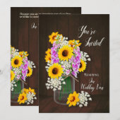 Renouveler Nos Voix Mariages - Invitation Pays (Devant / Derrière)