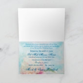 Renouveler Nos Voix Mariages Invitation - Peony (Intérieur)