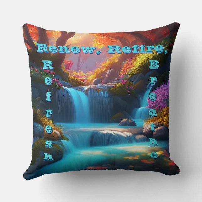 Renouveler Rallumer Rafraîchir Respirer Coussin de (Verso)