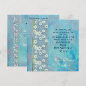 RENOUVELER VOWS INVITATION - PASTELS DOUX (Devant / Derrière)