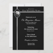 RENOUVELER VOWS MARIAGES - Invitation - Rose B/W (Dos)