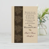 Renouvellement des avis de Mariage Invitation - Br (Debout devant)