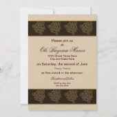 Renouvellement des avis de Mariage Invitation - Br (Dos)