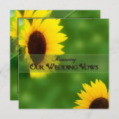 RENOUVELLEMENT DES VOIES MARIAGES - INVITATIONS -  (Devant / Derrière)