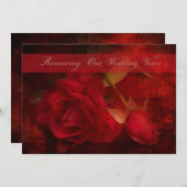 RENOUVELLEMENT DES VOTES MARIAGES - INVITATION ROS (Devant / Derrière)