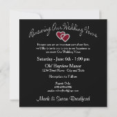 RENOUVELLEMENT DES VOWS MARIAGES - invitation - DE (Dos)
