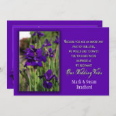 RENOUVELLEMENT DES VOWS MARIAGES - INVITATION - PU (Devant / Derrière)