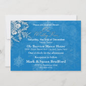 Renouvellement du mariage d'hiver Invitations - Fl (Dos)