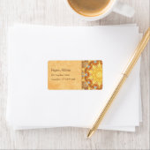 Renouvellement Étiquette de adresse Mandala (En situation)