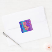 Renouvellement Fleur Bright Floral Girl Sticker (Enveloppe)