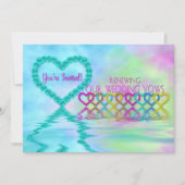 Renouvellement mariage de Vows Invitation - Roses/ (Devant)