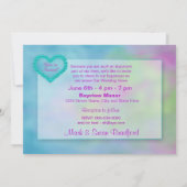 Renouvellement mariage de Vows Invitation - Roses/ (Dos)