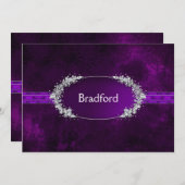 Renouvellement mariage des Vows - Invitation - Vio (Devant / Derrière)