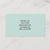 Renovatie Bouw landschapsarchitectuur Visitekaartje (Achterkant)