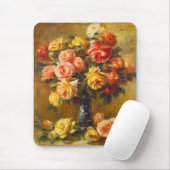 Renovatie Rozen in een Vase Muismat (Met muis)
