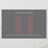 Renovatie Tools Handyman Carpentry Construction Flyer (Achterkant)