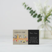 Renovatie Tools Handyman Carpentry Construction Visitekaartje (Staand voorkant)