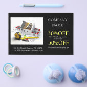 renovatie van woningen voor dakreparatie flyer (Enkel)