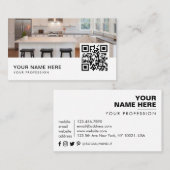 Rénovations de cuisine Slogans Carte de visite QR  (Devant / Derrière)
