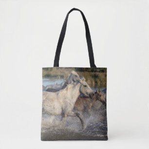 renpaarden canvas tas