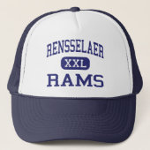 Rensselaer - Rams - Middle - Rensselaer New York Trucker Pet (Voorkant)