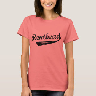 Renthead Old School - vrouw blk ringer T-shirt