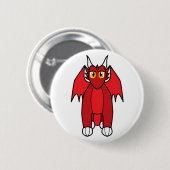 Renthmalan de Ruby Dragon Ronde Button 5,7 Cm (Voorkant /achterkant)