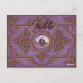 Renvoisié May Victorian Carte Numéro de table (Dos)