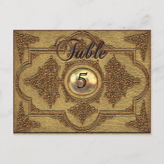 Renvoisié Moffet Victoriaans tabelnummer Kaart (Voorkant)